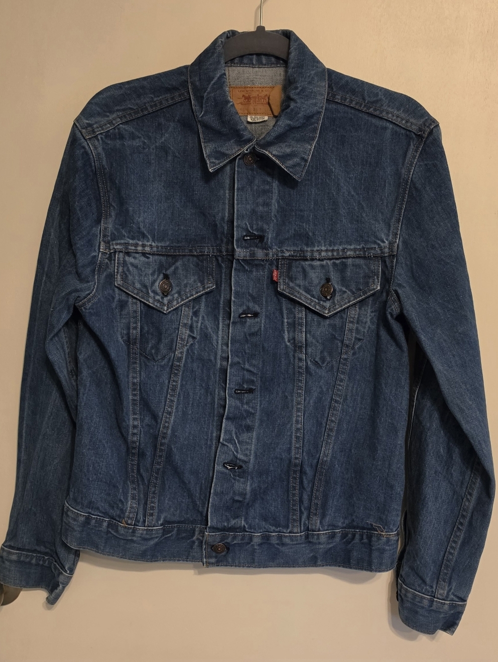 Vintage Trucker Style Jean Jacket